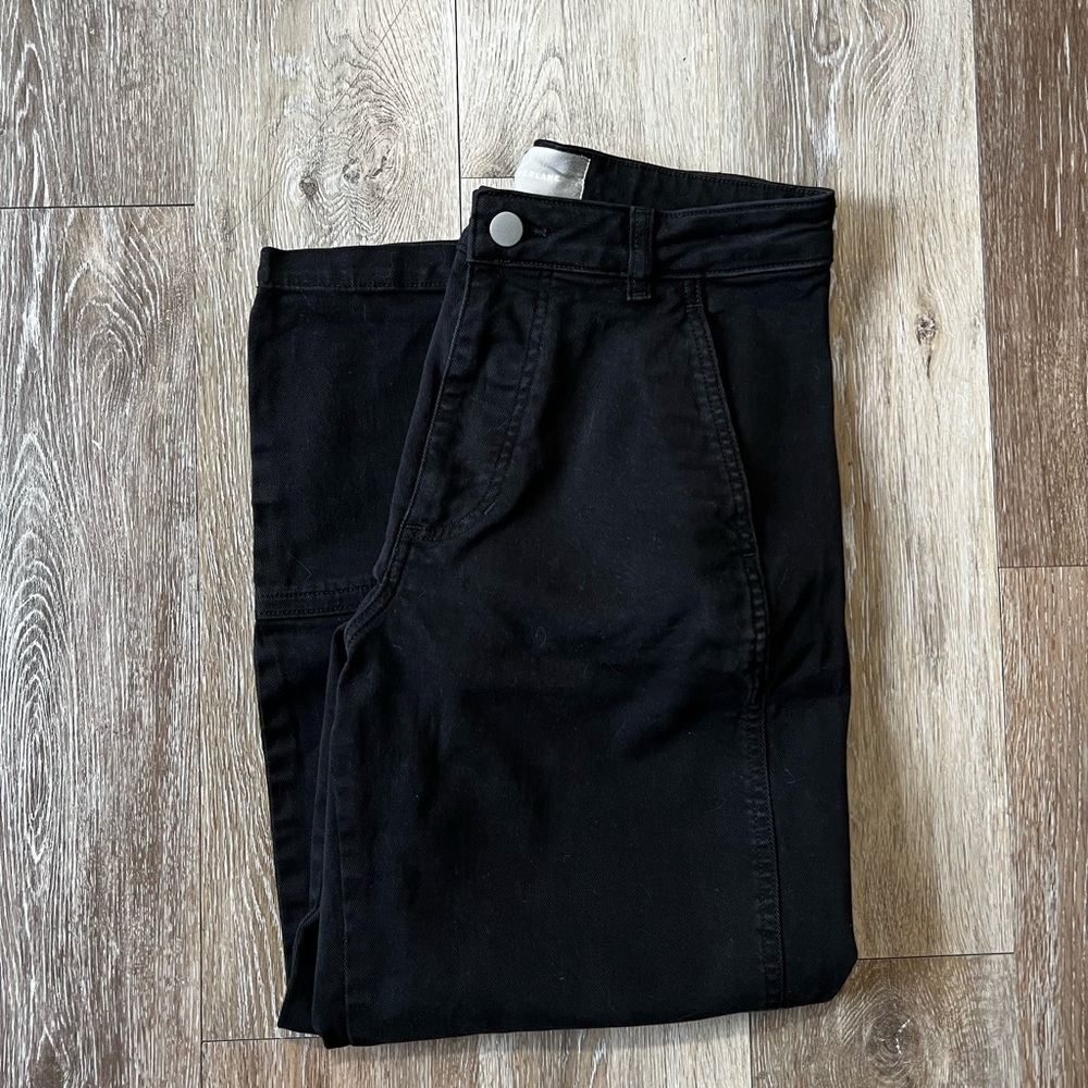 Everlane Utility Barrel Pant Black Color
